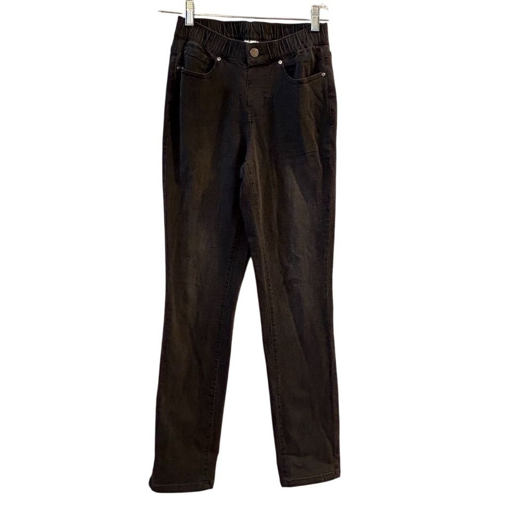 Belle by Kim Gravel Women's High Rise Gray Jeans Size‎ 2